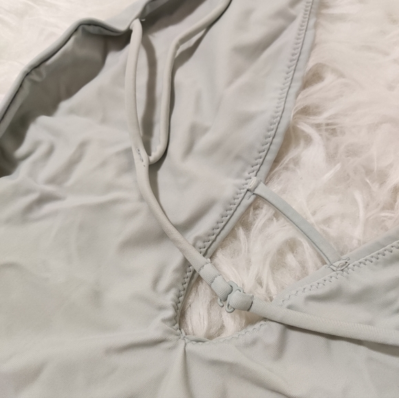 Silver mint one piece swimsuit - Picture 6 of 8